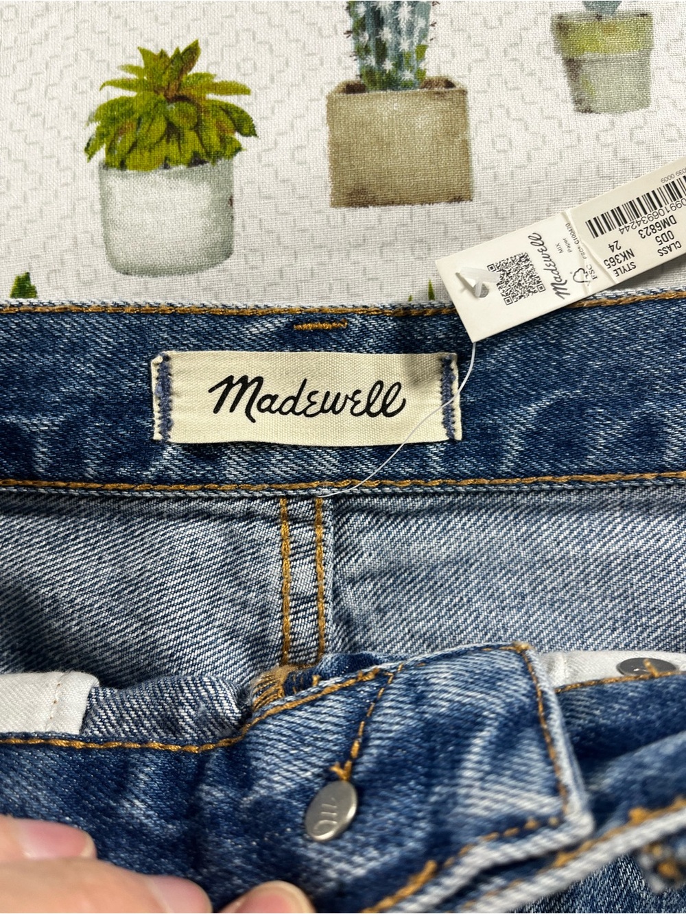 Madewell Rigid A-Line Women’s Denim Skirt Size 24 NWT - Picture 3 of 12